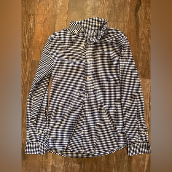 Vineyard vines large performance blue and white button down - Picture 1 of 3